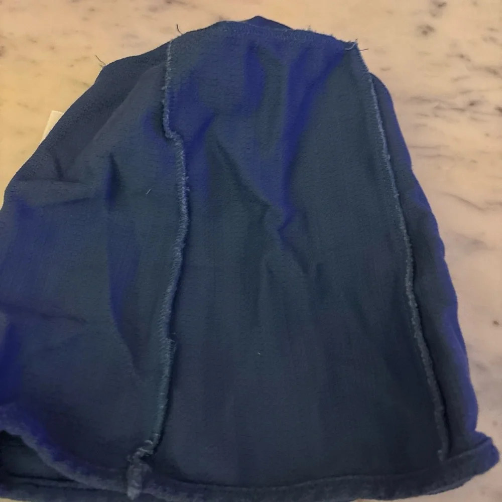 Longaberger Authentic Blue Fabric Mid. Spoon liner